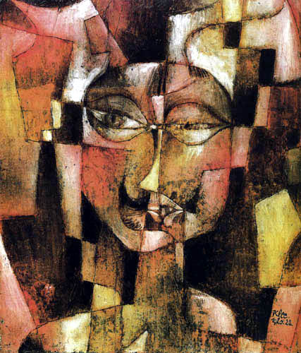 Paul Klee - Kopf mit deutsch Barttracht