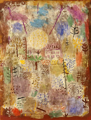 Paul Klee - Landschaft zwischen Winter und Frühling
