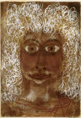 Paul Klee - Retrato de Barroco, Señor de peluca