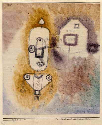 Paul Klee - The policeman in front of his house
