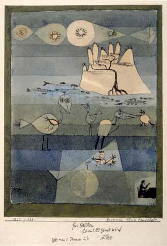 Paul Klee - Paisaje del río exótico
