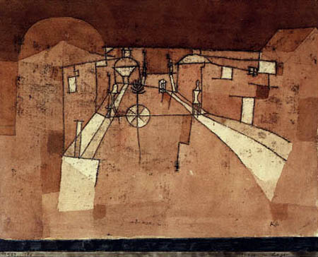Paul Klee - Calle en un campo