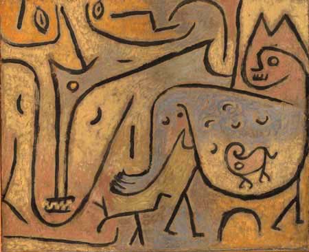 Paul Klee - Los animales se reúnen