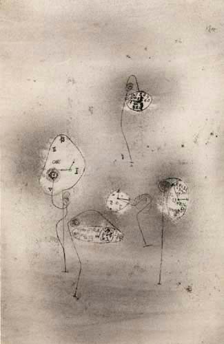 Paul Klee - Clock as plant