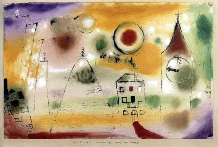 Paul Klee - A winter day just before noon