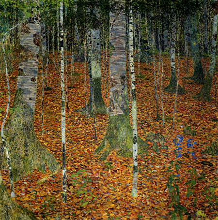 Gustav Klimt - Birch forest