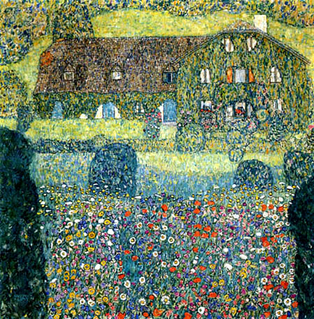Gustav Klimt - Landhaus am Attersee