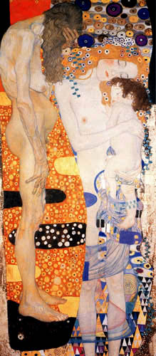 Gustav Klimt - The Three Ages, Detail