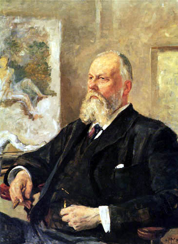 Max Klinger - Portrait de Dr. jur. H.H. Meier