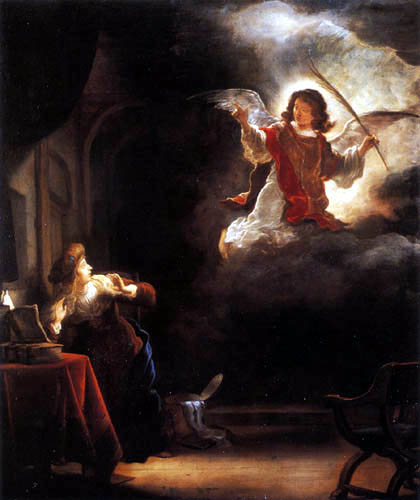 Salomon Koninck (Goningh, Koning) - Annunciation