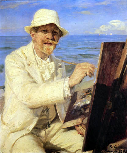 Peder Severin Krøyer - Self portrait