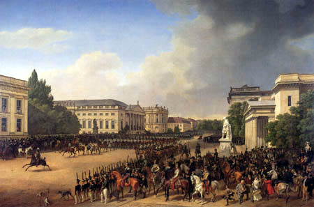 Franz Krüger - Parade on the Opera Square