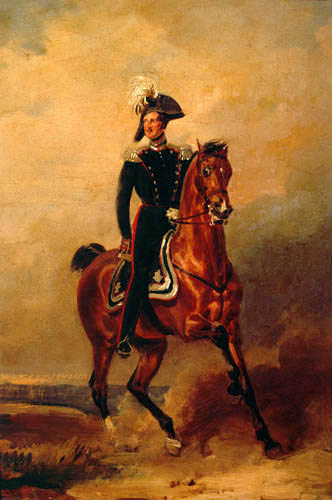 Franz Krüger - Zar Nikolaus zu Pferde