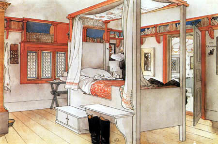 Carl Olof Larsson - Dad's bedroom