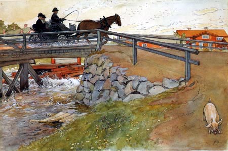 Carl Olof Larsson - Die Brücke