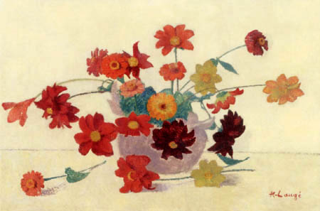 Achille Laugé - Bouquet de fleurs