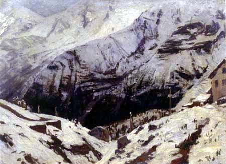 Walter Leistikow - Mountain Landscape