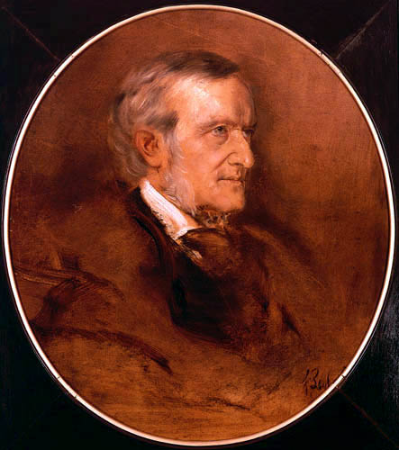Franz von Lenbach - Porträt Richard Wagner