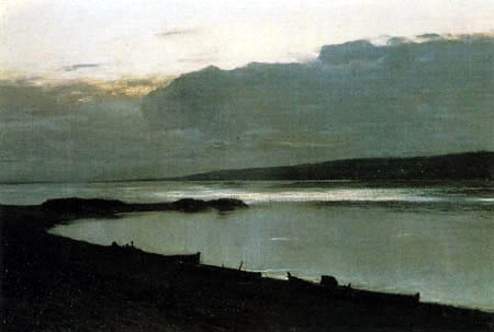 Isaak Iljitsch Lewitan - Evening at the Volga
