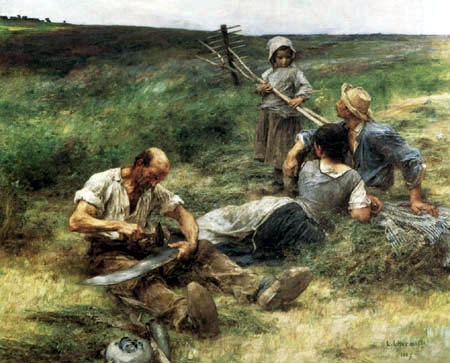 Léon Augustin Lhermitte - Hay Making