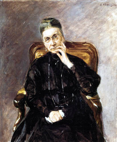 Max Liebermann - Portrait of Mrs. Biermann