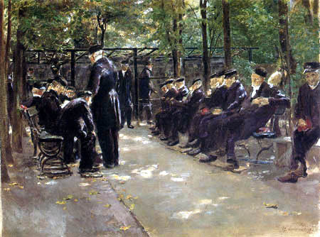 Max Liebermann - Old people's home, Amsterdam