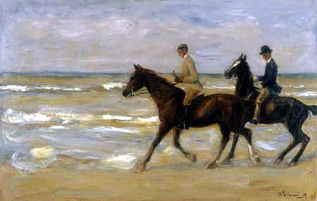 Max Liebermann - Riders on the Beach