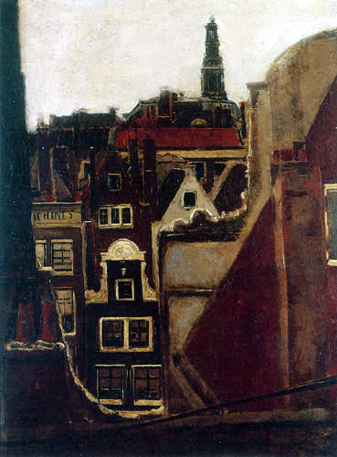 Max Liebermann - Giebel in Amsterdam