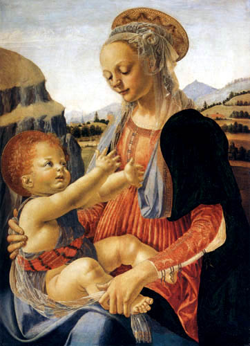 Fra Filippo Lippi - Maria with child