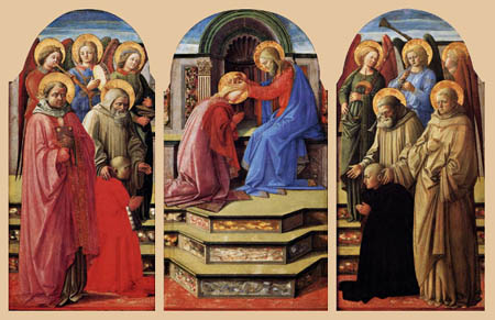 Fra Filippo Lippi - Coronation of Maria