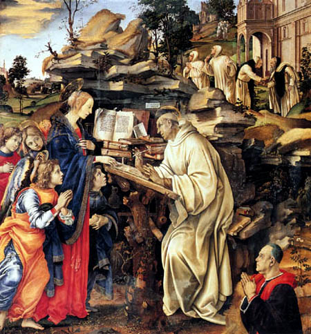 Fra Filippo Lippi - The vision of St. Bernardino