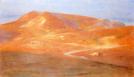 Ludwig von Löfftz - Greek landscape