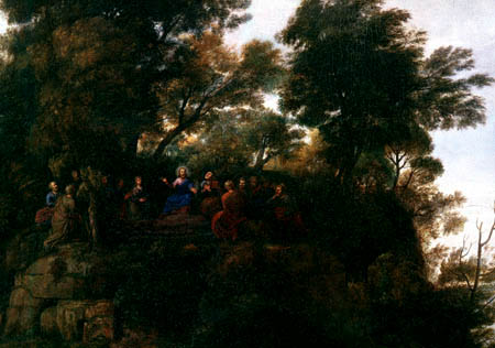 Claudio de Lorena - Sermon on the Mount, Detail