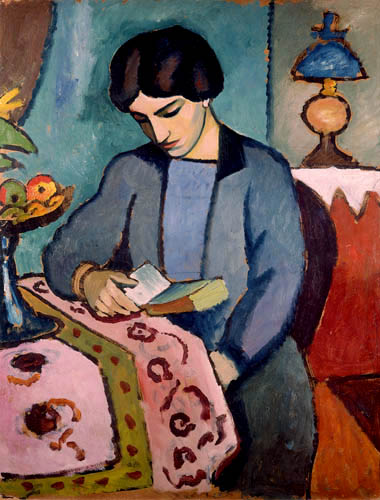 August Macke - Wife of painter