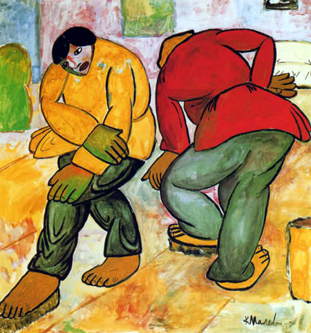 Kazimir Severinovich Malevich - The Parquet Cleaner