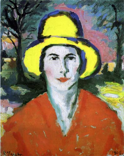 Kazimir Severinovich Malevich - Woman with Yellow Hat