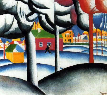 Kazimir Severinovich Malevich - Winter Landscape