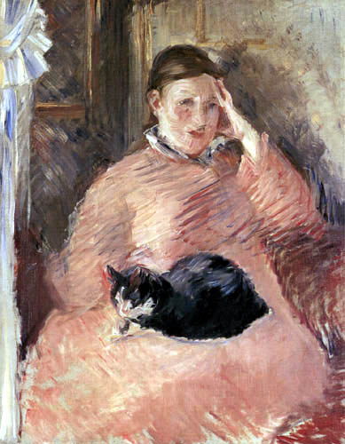 Edouard Manet - Frau mit Katze