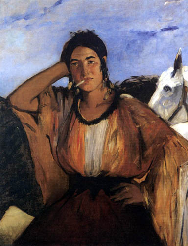 Edouard Manet - Zigeunerin mit Zigarette