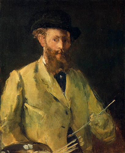 Edouard Manet - Selbstporträt mit Palette