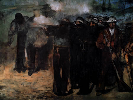 Edouard Manet - Die Erschießung Kaiser Maximilians I