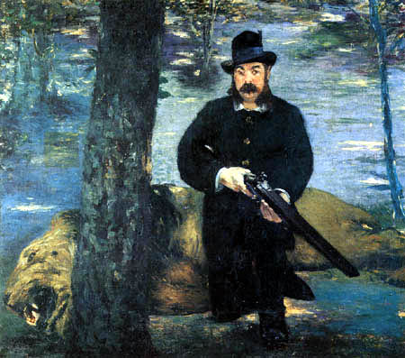 Edouard Manet - Monsieur Pertuiset, der Löwenjäger