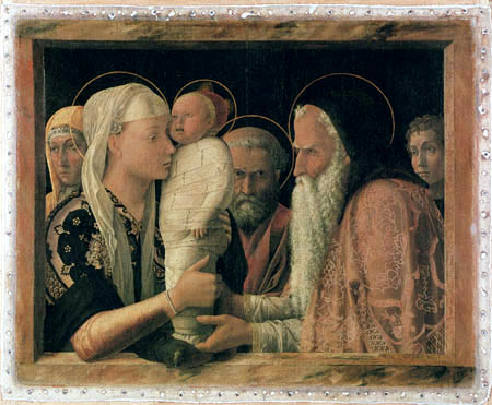 Andrea Mantegna - Offrande dans le temple