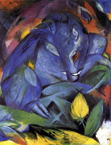 Franz Marc - Wild pigs, boar and sow