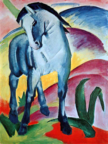 Franz Marc - Blue horse I