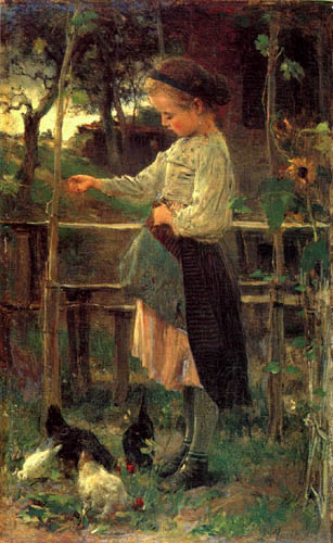 Jacobus H. Maris - Young girl