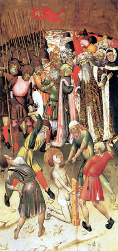 Bernat (Bernardo) Martorell - The Flagellation of St. Georg