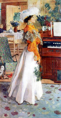 Józef Mehoffer - Retrato de la esposa del artista