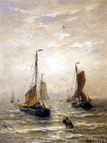 Hendrik Willem Mesdag - The Return of the Fishing Fleet