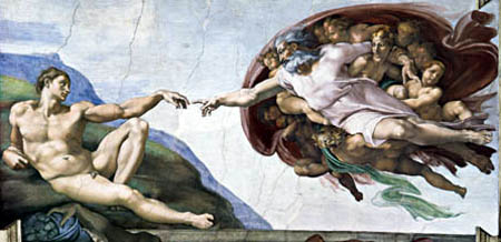 Michelangelo - The creation of Adam